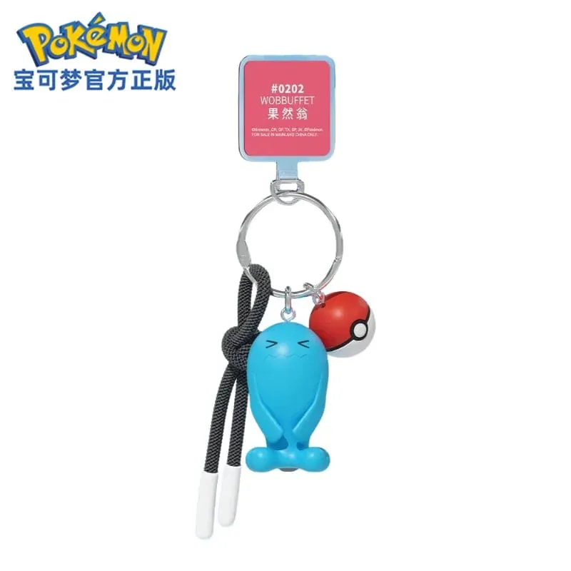 Gantungan Kunci Pokemon Scorbunny Tulen Grookey Riolu Sobble Wobbuffet Cubone Anime Action Figure Mainan Gantungan Kunci Hadiah Loket Wangian