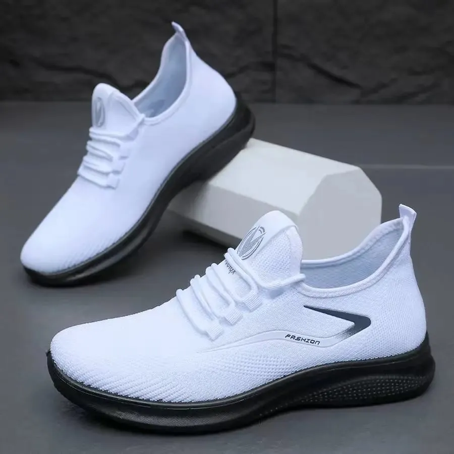 Scarpe da ginnastica con tomaia in maglia traspirante Air Knit, suola morbida e antiscivolo, scarpe da ginnastica da corsa casual per tutte le stagioni da indossare tutti i giorni