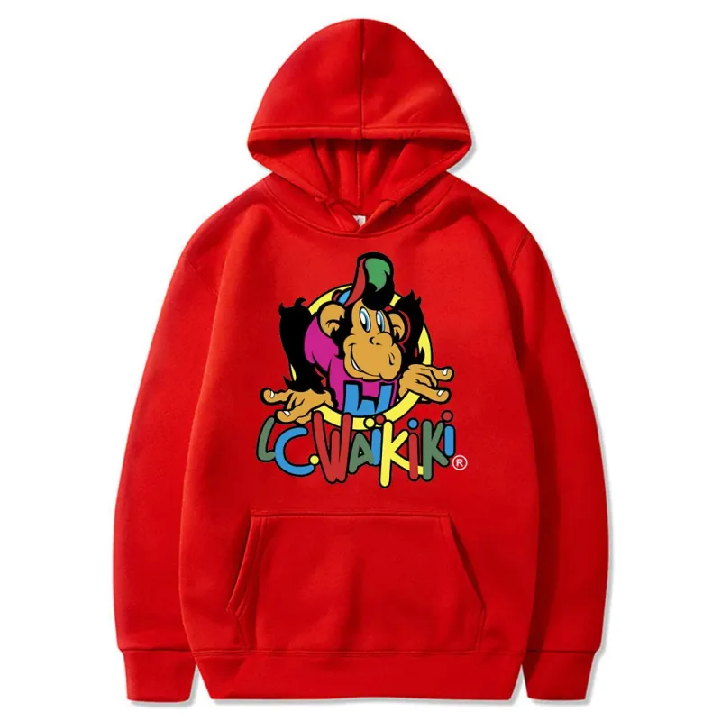 Lc Waikiki Monkey Merchandise Hoodie Men Women Fashion Brand Anime Sweatshirt Monkey Funny Graphic Print Hoodies Man Sweatshirts
