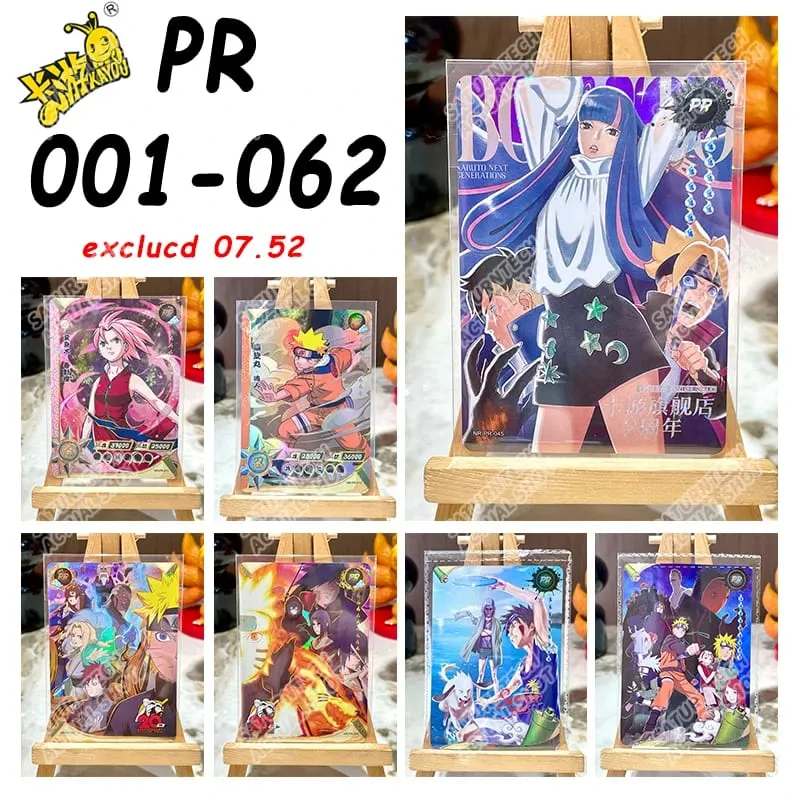 Naruto Card Set Full Series SE BP NR CR PR GP CP SP MR PR SLR OR AR UR ZR Cards Sasuke Anime Collection Card Toy Gift