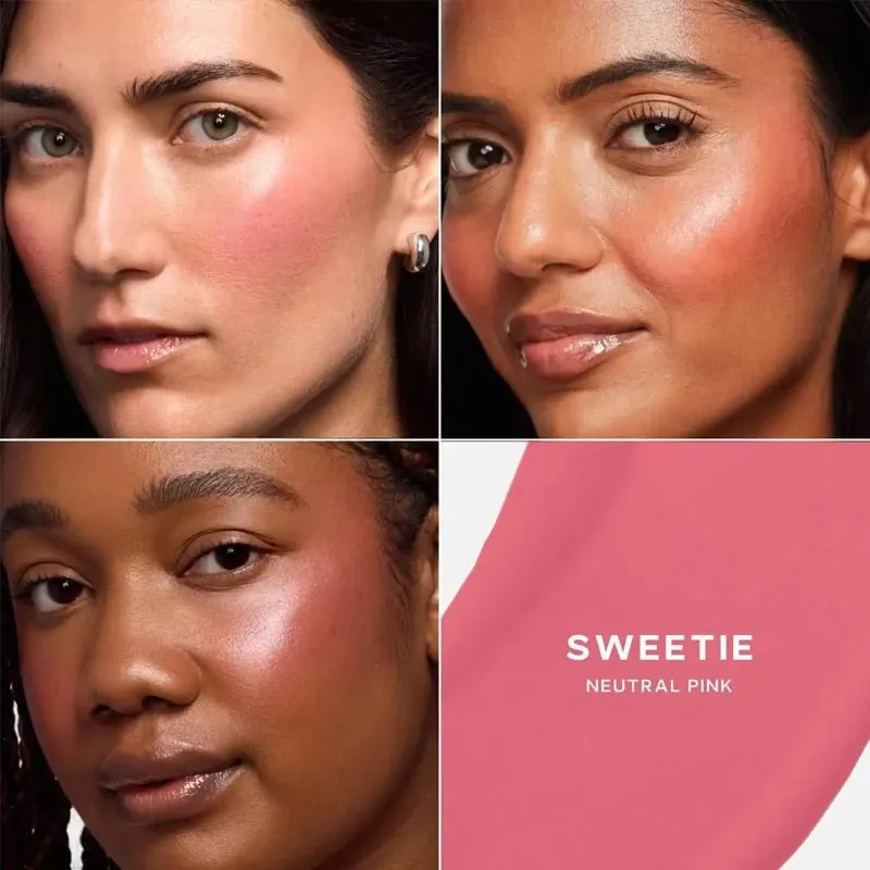 Saie Hydrating Blendable Dewy Liquid Blush CHILLY Buildable Luminous Multiuse Cheek Lip Tint Blush for All Sensitive Skin Tones — image 5