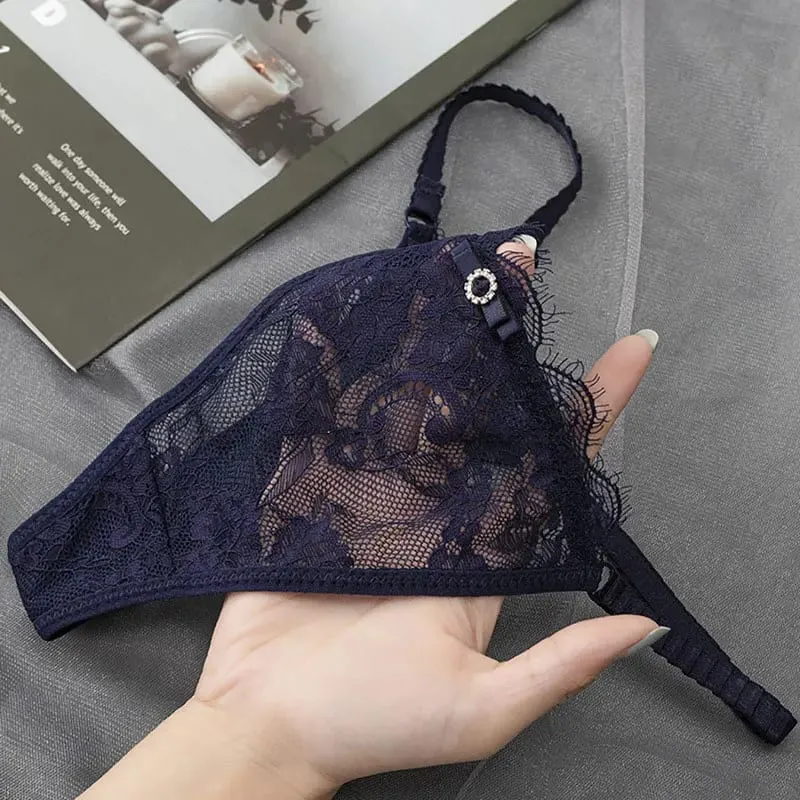 Seluar Dalam Wanita Renda Seluar Dalam Mini Seluar Elegan Fancy Seksi Lutsinar Pakaian Dalam Wanita Pakaian Intim Pinggang Rendah G-String