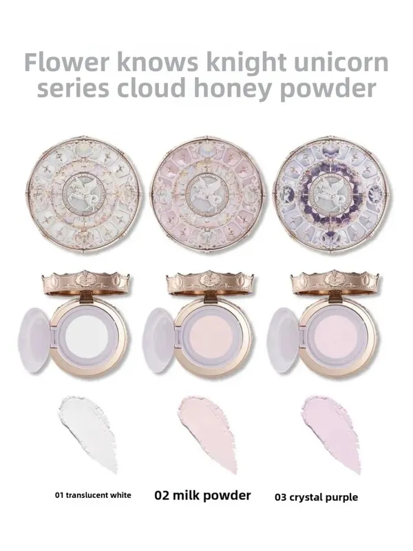 Flower Knows Unicorn Vintage Eyeshadow Palette Blush Highlighter Lipstick Cute Girly Cosmetics for Women