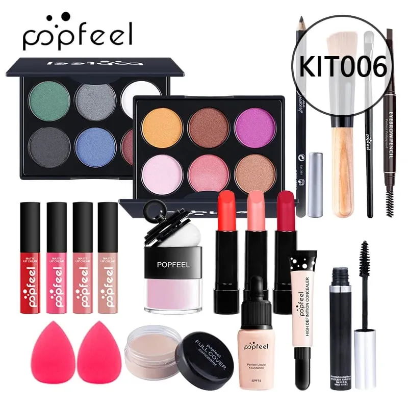 Makeup Full Kit Female Make Up Set Eye Shadow Eyeshadow Palette Lip Gloss Mascara Eyeliner Brushes Bag Make-up for Women — image 12