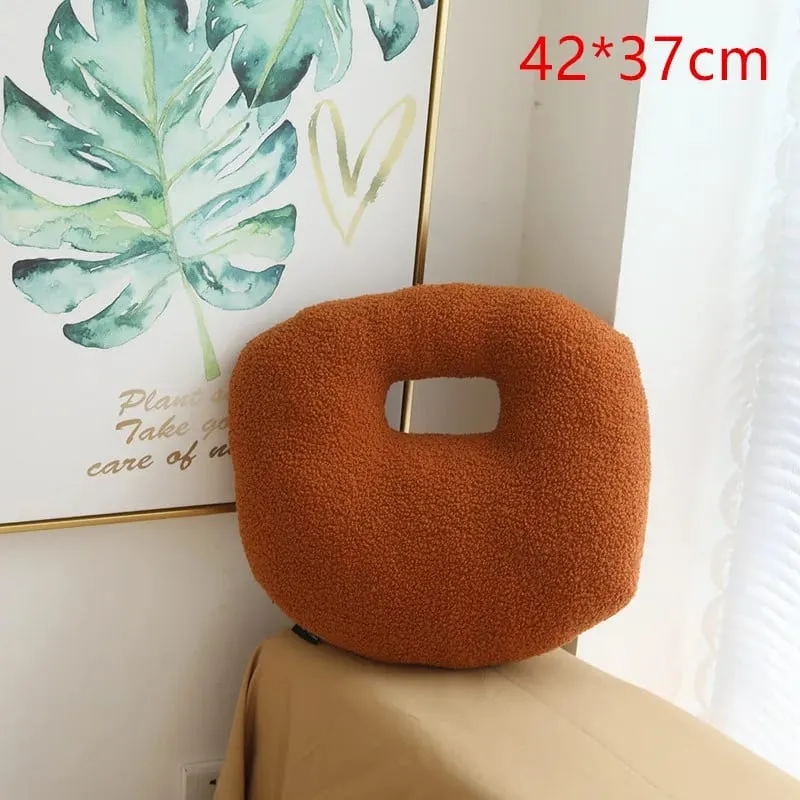 New Nordic Ball Solid Color Cushion Stuffed Flower Plush Pillow for Sofa Waist Office Cushion Kid Toy Gifts Home Decoration