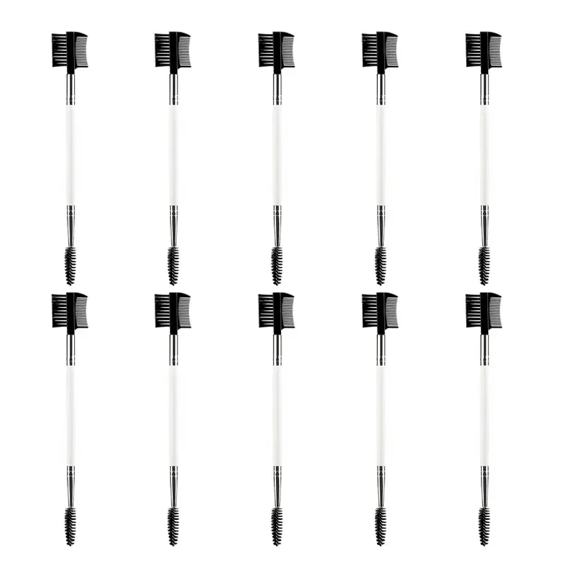 3/10 PC 1PC Double Ended Eyebrow Comb Brush Beauty Makeup Brushes Eyelash Applicator Professional Make Up Tool