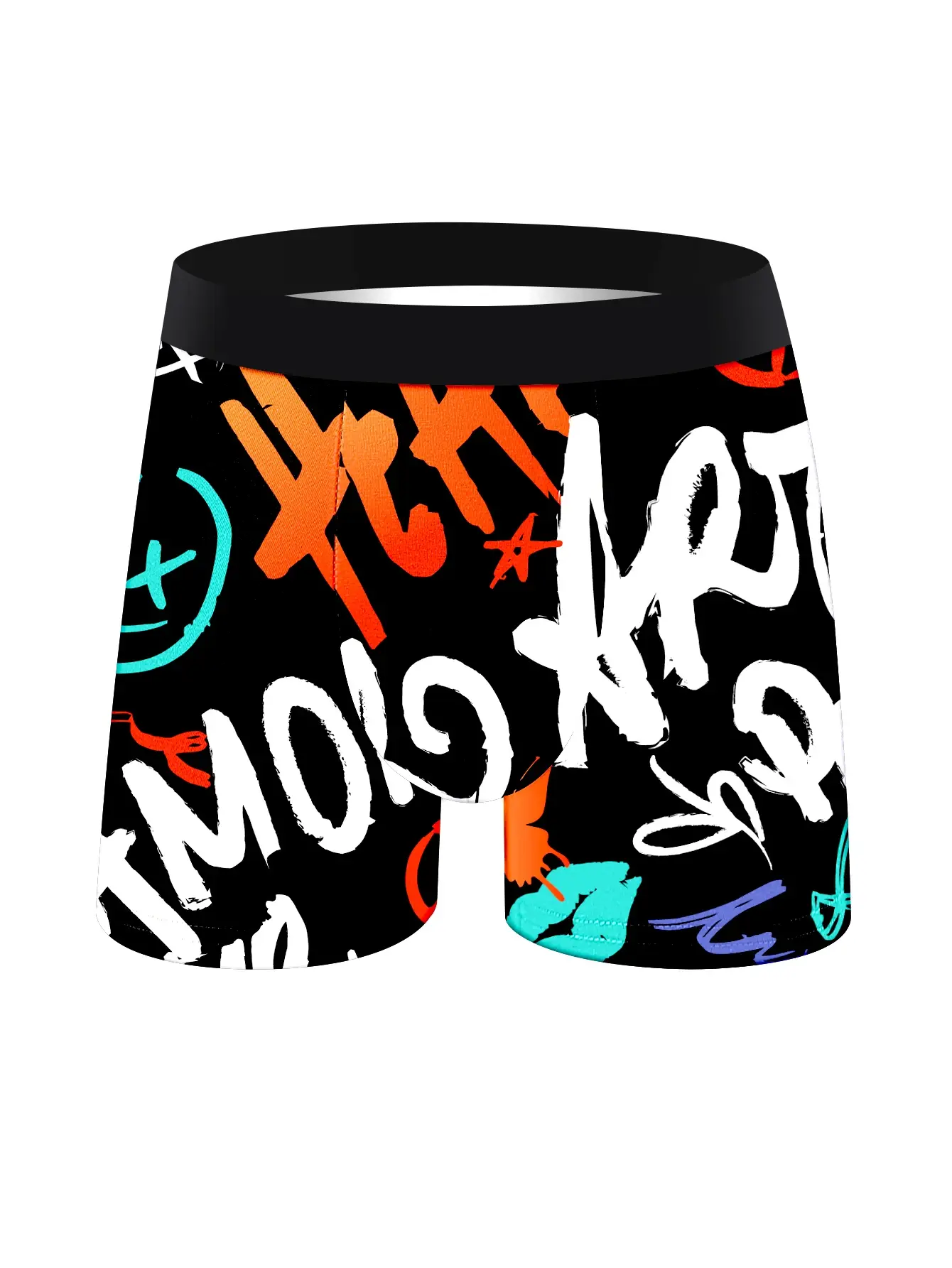 10Pcs Men'S Underwear Soft Comfortable Loose Skin-Friendly Men'S Long Boxers Briefs Trendy Colorful Fashionable Men'S Pants — image 8