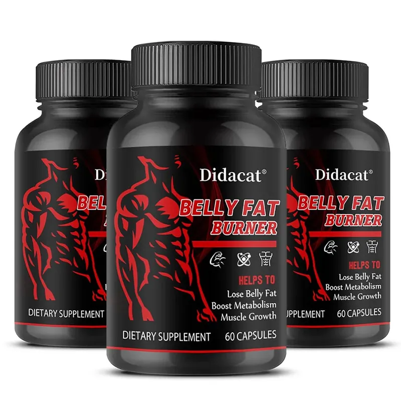 Stimulant-Free Men's Belly Fat Burner Capsules Boost Metabolism Burn Stubborn Fat Tighten Abs Preserve Muscle Caffeine-Free — image 11