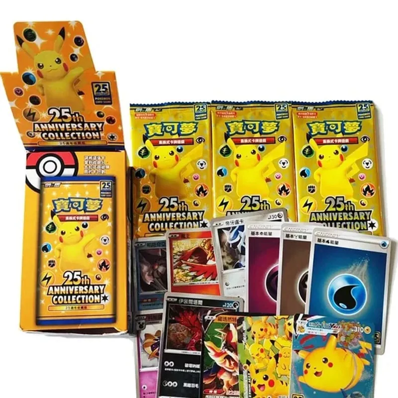 New Pokemon Trading Card Game 25th Anniversary Collection Shiny Collectible Cards Traditional Chinese Edition For Collectors Toy — image 1