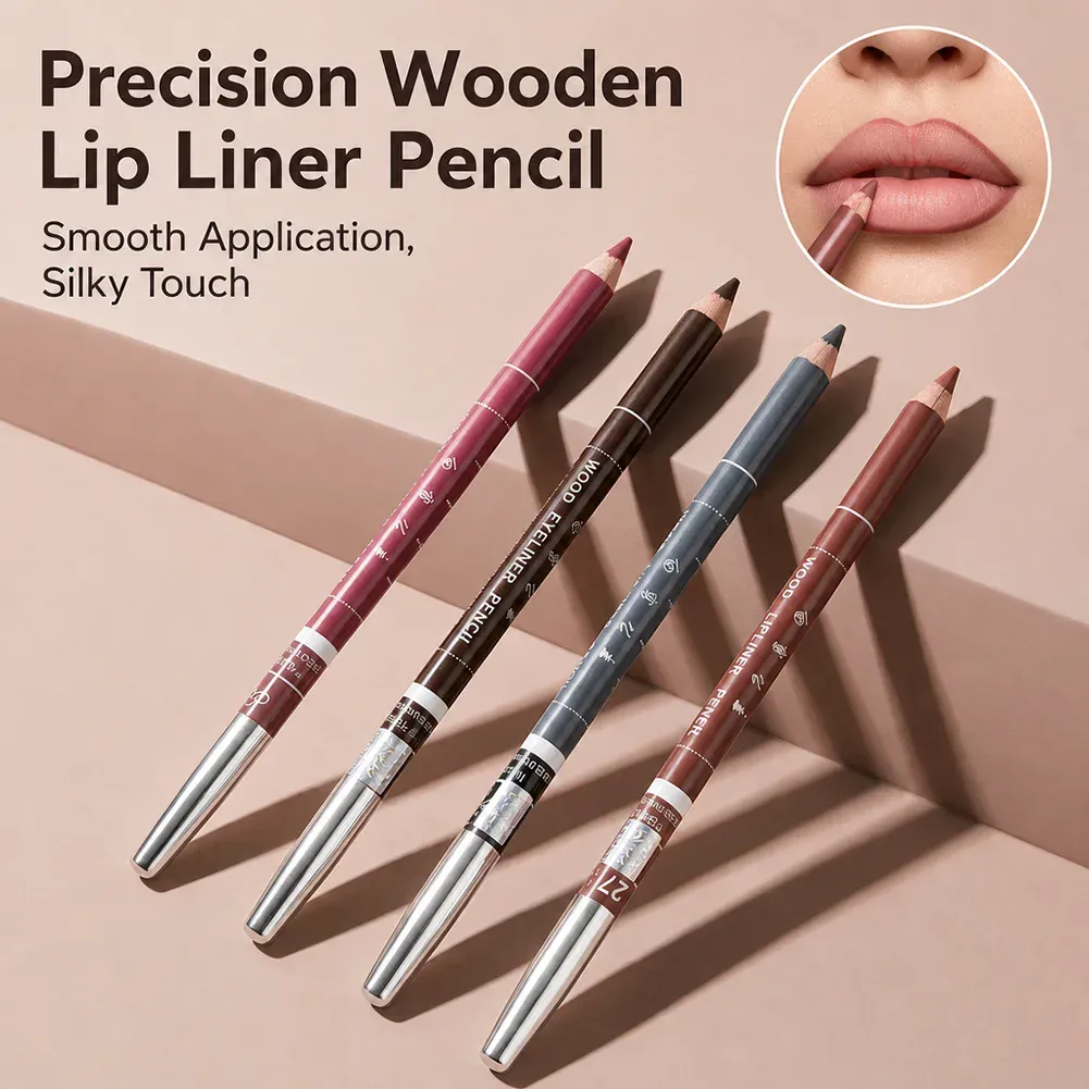 Waterproof Lip Liner Matte Nuede Red Long Lasting Makeup Pens Non-stick Cup Lipstick Women Party Makeup Lip Cosmetics