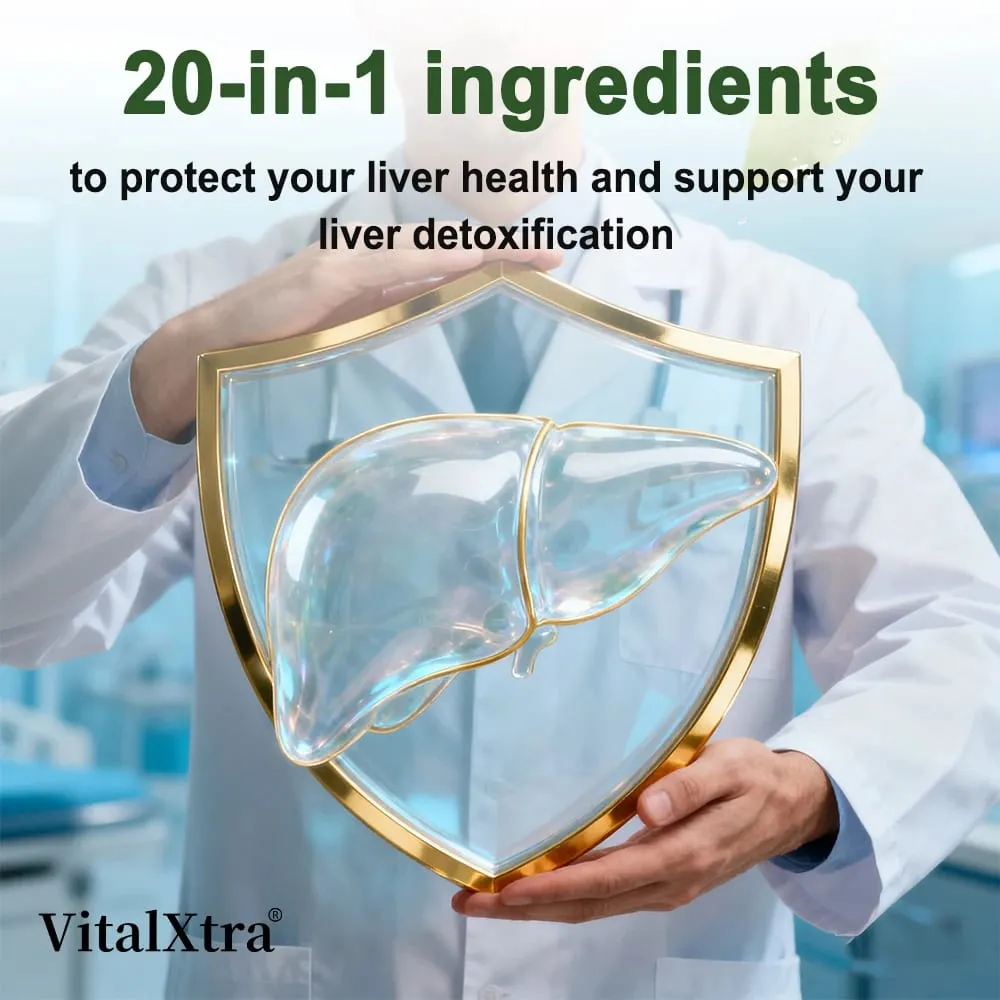 Liver Support Capsules Milk Thistle Extract Glutathione Dandelion Artichoke Liver Cleanse & Detox Antioxidant Digestion Support