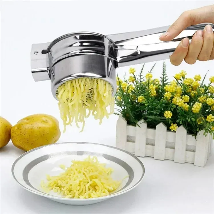 1 Pcs Stainless Steel Potato Machine For Potato Fruit Vegetable Juicer Presser Potato Mashers Ricers Kitchen Cooking Tools — image 9