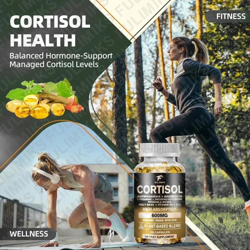 Kortyzol Suplement Święta Bazylia | Ashwaganda | Rhodiola | L-teanina Równowaga hormonalna na bazie roślin – koncentracja nastroju i wsparcie snu — image 7