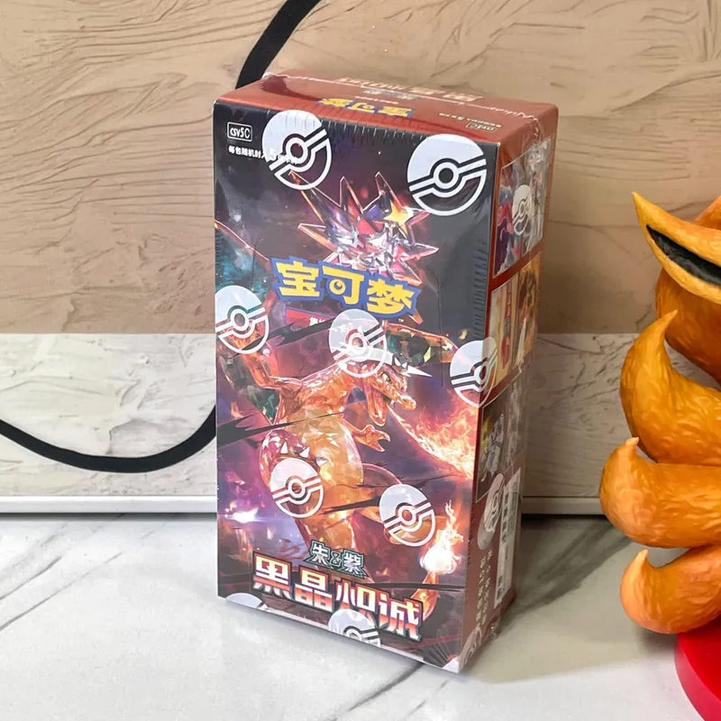 New Original Pokemon TCG Stellar Glass 17.0 Charizard & Gengar Simplified Chinese Collectible Battle Cards Hobby Collection