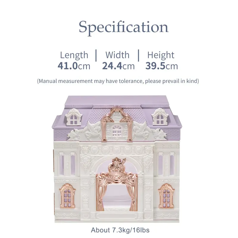 Flower Knows Knight Unicorn Storage Box Makeup Organizer Cosmetic Storage Desktop Vanity Organizer Cute Aesthetic Fantasy