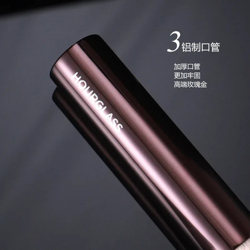 1 piece Angled Foundation Makeup brushes Liquid Foundation Make up brush exquisite Professional Cosmetic tool metal handle — image 2