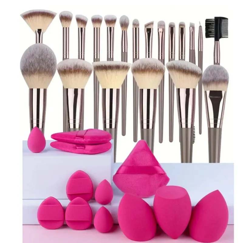 Professional 3-20PCS Makeup Brushes Set Soft Fluffy Foundation Eyeshadow Concealer Blending Blush Brush Kabuki Women Beauty Tool — image 17