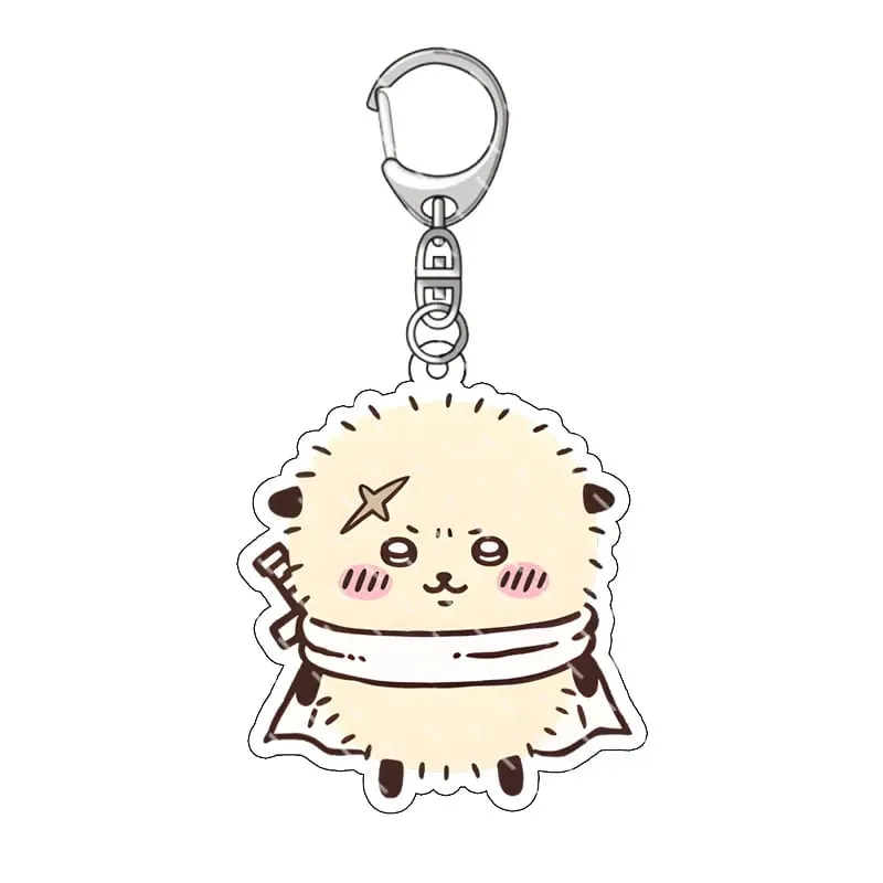 yiji Pendant Anime Comic Acrylic Peripheral Keychain Hachiware Usagi Cute Pendant Bag Hanging Decoration Decoration