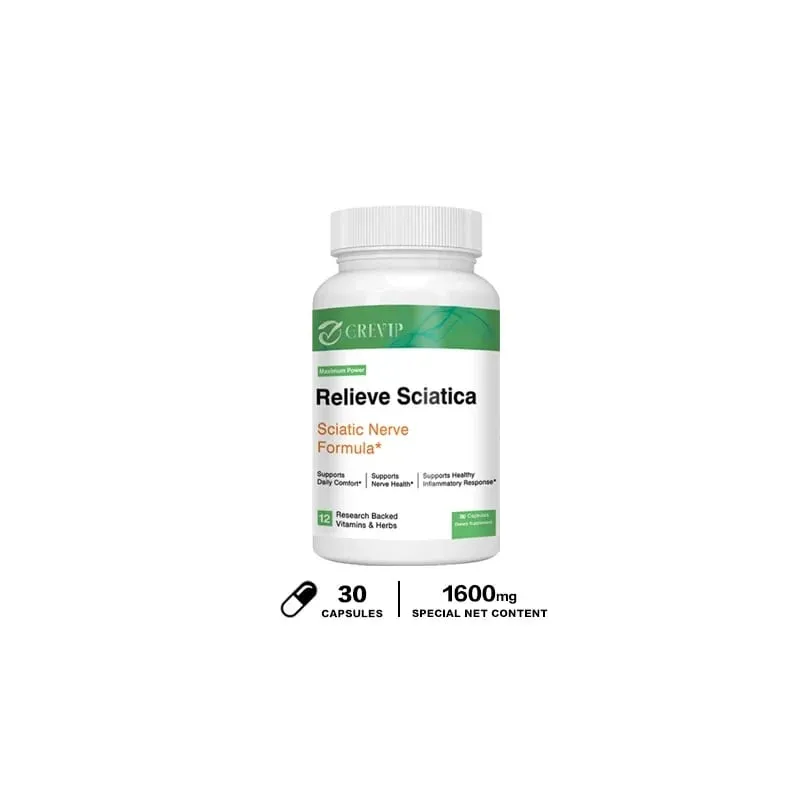 Sciatic Nerve Health Support - Improves Flexibility Strengthens Muscle and Endurance