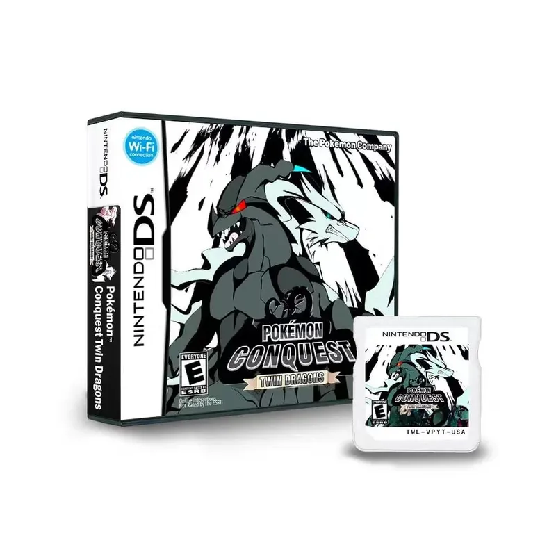 Anime Pokemon Series NDS Game Cartridge Video Game Console Moemon Silver Yellow KAIZO MoonBlack2 Hobby Collection Gifts Toys — image 30