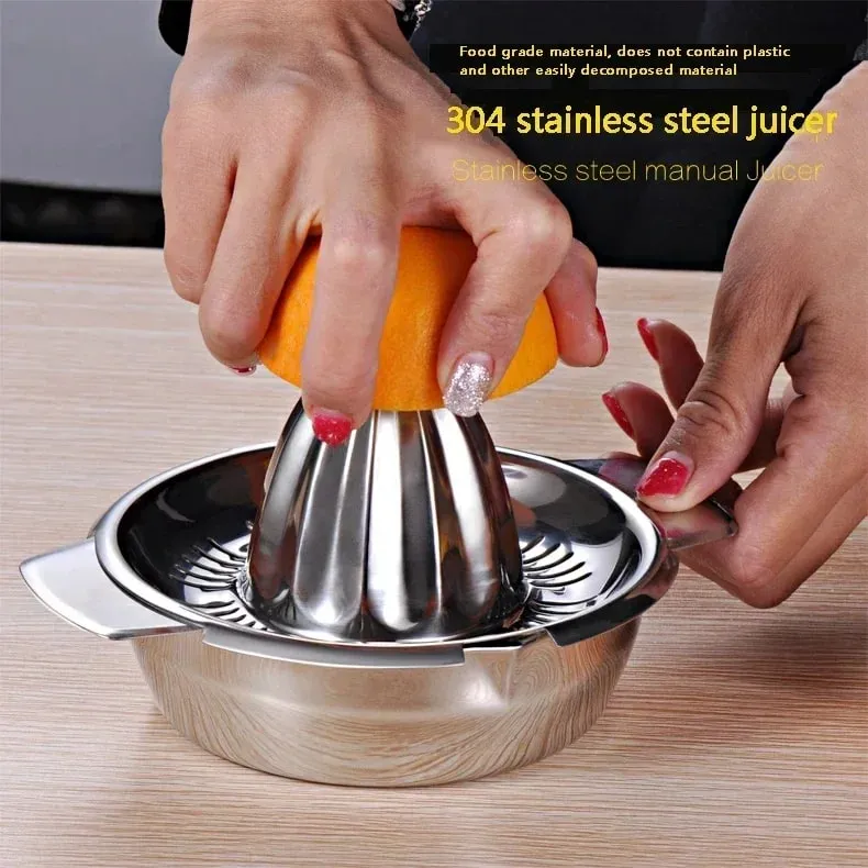 304 Stainless Steel Lemon Juicer Home Small Creative Juicer Portable Manual Juicer Orange Squeezer — image 8
