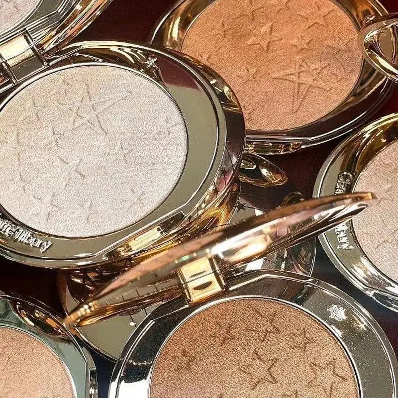 Charlotte Tilbury Airbrush Powder Blurring Poreless&Highlighter Illuminating Luminous Long Lasting Soft Focus Glow Makeup Gifts