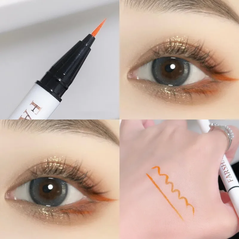 0.1mm Colorful Liquid Eyeliner Pen Waterproof Lasting Quick-Dry Easy To Color Eye Liner Cosmetics Tool Blue Pink White Eyeliner — image 16
