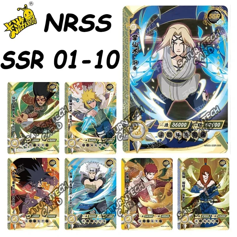 Naruto Card Set Full Series SE BP NR CR PR GP CP SP MR PR SLR OR AR UR ZR Cards Sasuke Anime Collection Card Toy Gift