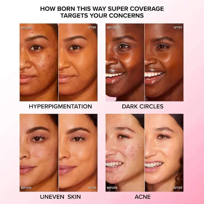 Born This Way Multi‑Use Sculpting Concealer Full Coverage Waterproof Long‑Lasting Hide Dark Circles Face Contour Makeup Cosmetic