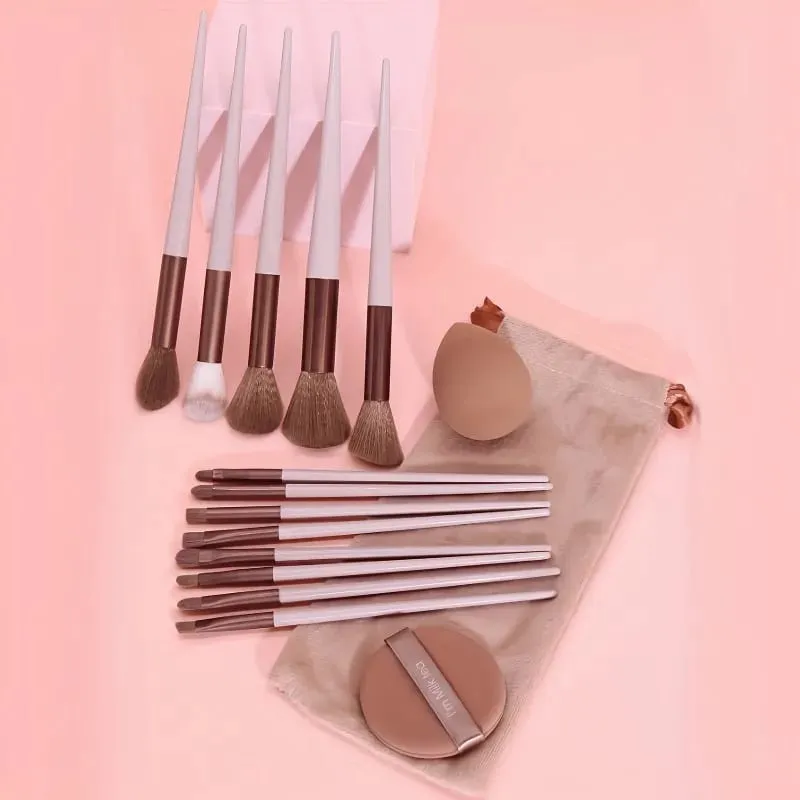 15PCS Professional Makeup Brush Set Soft Synthetic Hair Foundation Powder Blush Eyeshadow Brushes Complete Cosmetic Ma — image 5