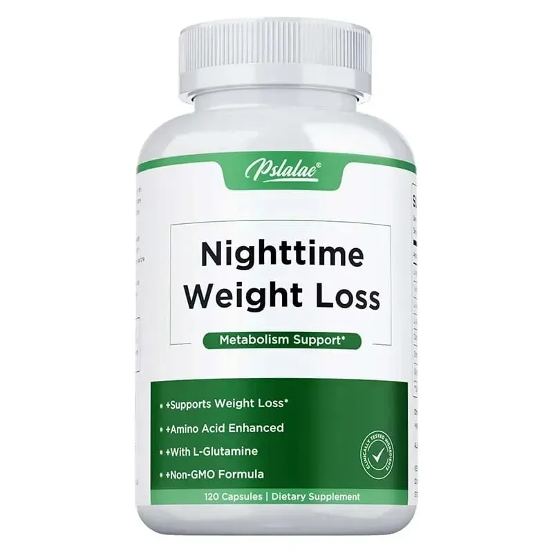 Nighttime Weight Loss Supplements - Appetite Suppressant Burns Fat Improves Digestion Promotes Sleep and Relaxation
