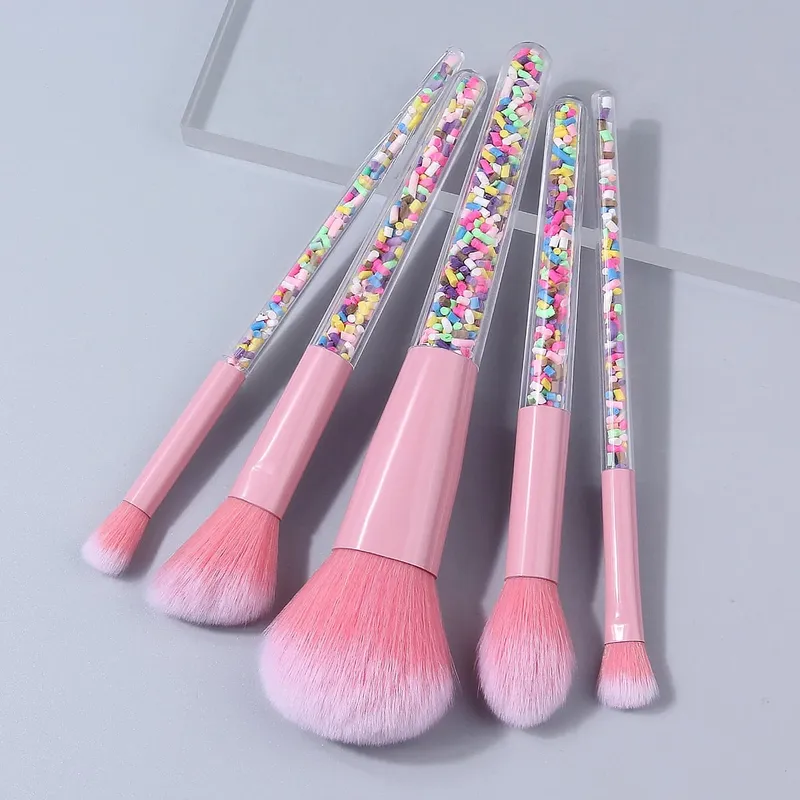 Sada 5 ks štětců na make-up Candy Sprink