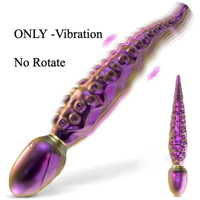 360° Rotation Vibrating Monster Dildo Octopus Tentacle G-Spot Clitoris Vibrators Nipple Stimulation Adult Sex Toys Women