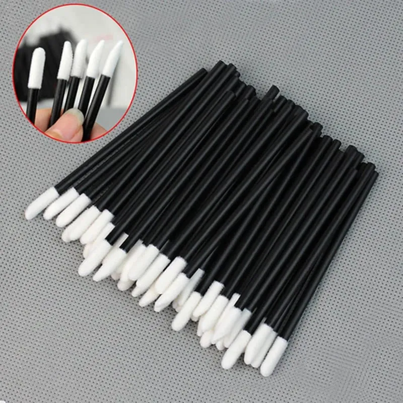 5/50/100Pcs Lip Brush Cosmetic Portable Makeup Brushes Lipstick Applicator Wholesale Lip Brushes Professional Make Up Tools