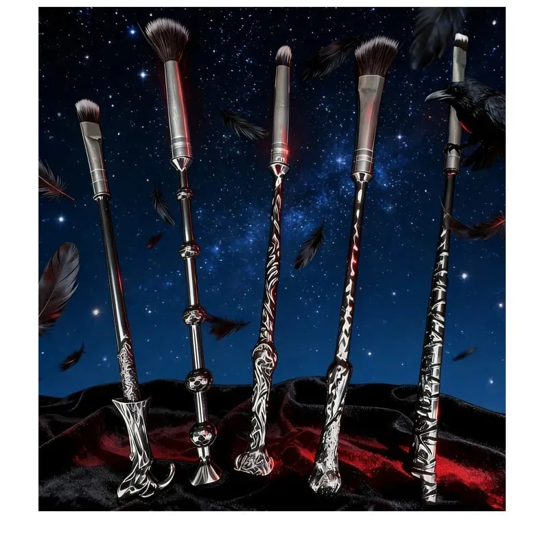 5PCS Makeup Brushes Set Stocking Stuffers for Teen Girls Kids Women Foundation Eyebrow Blush Brushes