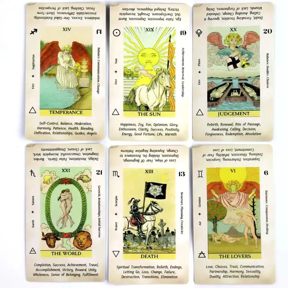 Before Tarot Deck 78 Pcs Tarot Cards 10.3*6cm One Moment Before with Keywords