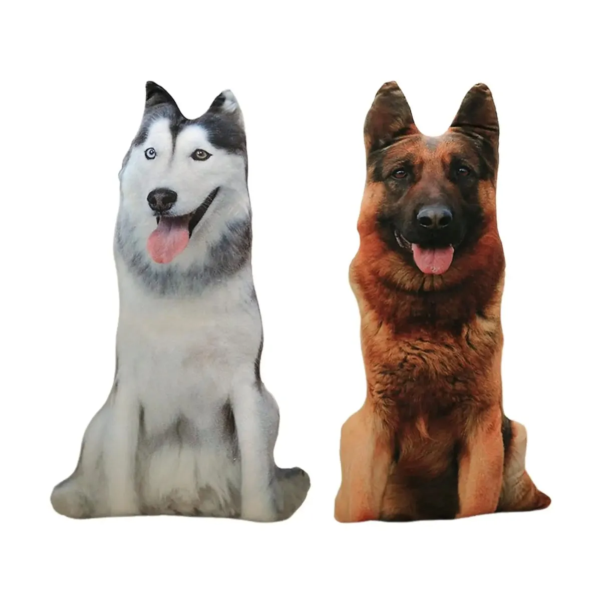 3D Dog Throw Pillow Animal Throw Cushion Pillow for Sofa Bed Office — image 4