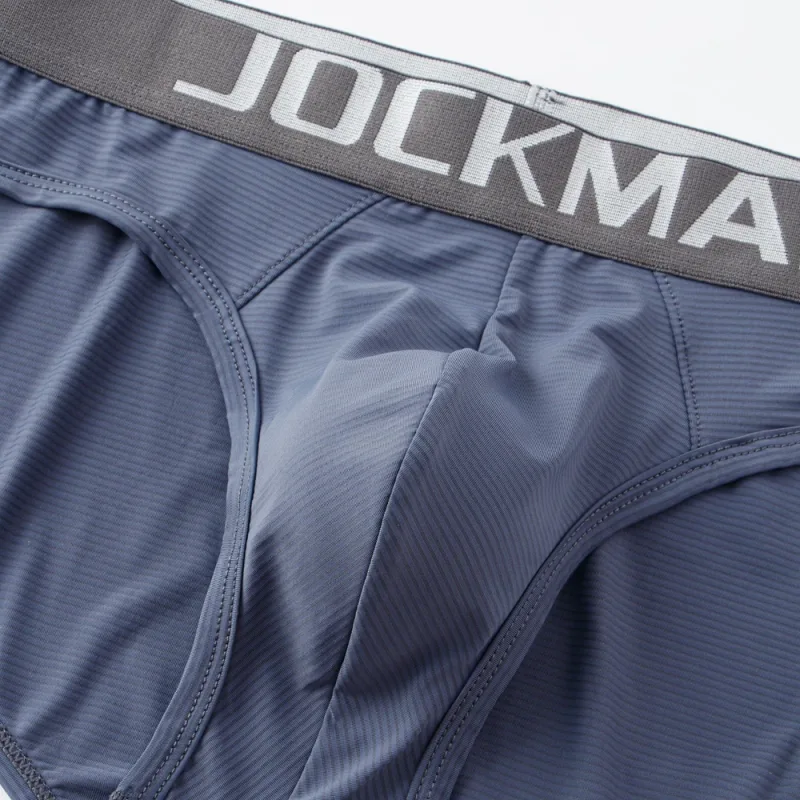 Herr Underkläder Shorts Sexig Lågformad Randig Bikini Athletic Supporters Kalsonger Sovkläder Nylon Snabbtorkande Andas