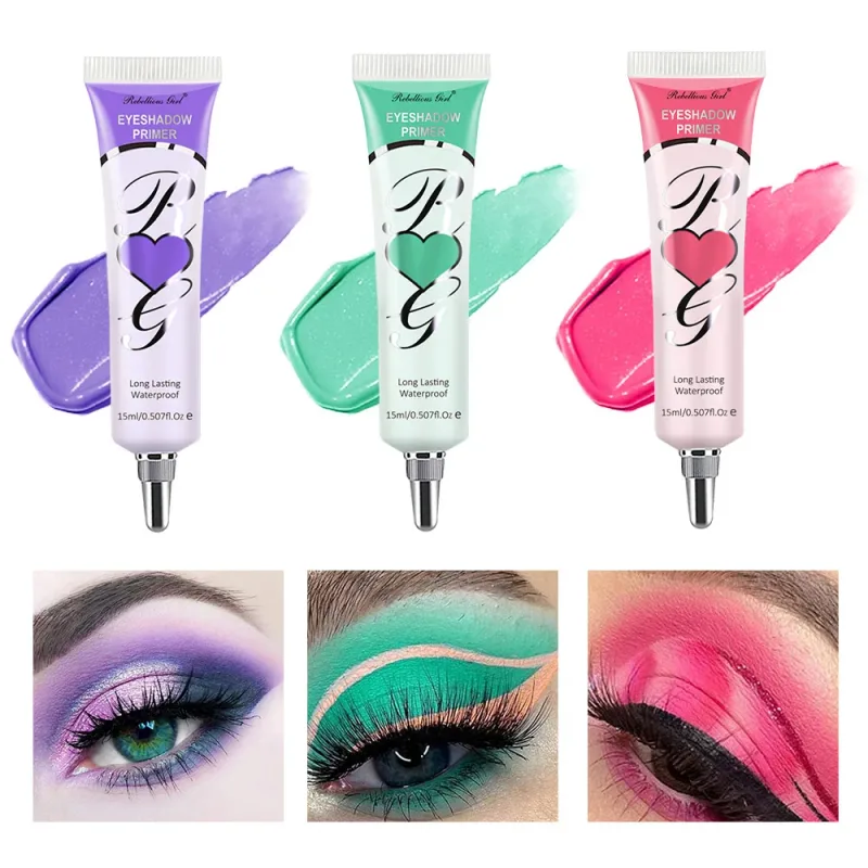 6 Colors Matte Eyeshadow Primer – Crease-Proof Oil-Control Eye Base Long-Lasting Smudge-Resistant Color-Correcting Primer
