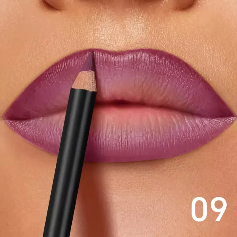 6-Color Waterproof Matte Lip Liner - Long-Lasting Non-Transfer Formula Matte Finish 6 Versatile Shades