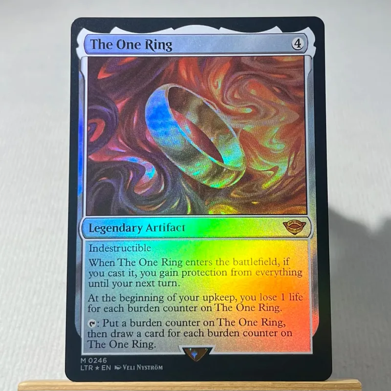TCG Proxy Cards Deck Borad Games Single Hologram Black Lotus Power9 Dual Lands The One Ring — image 12