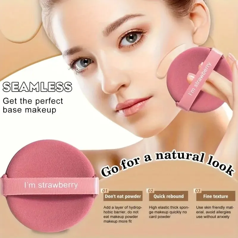 25 Wet-and-Dry Makeup Sponges Suitable for Foundation Concealer and Loose Powder; and Professional Makeup Application