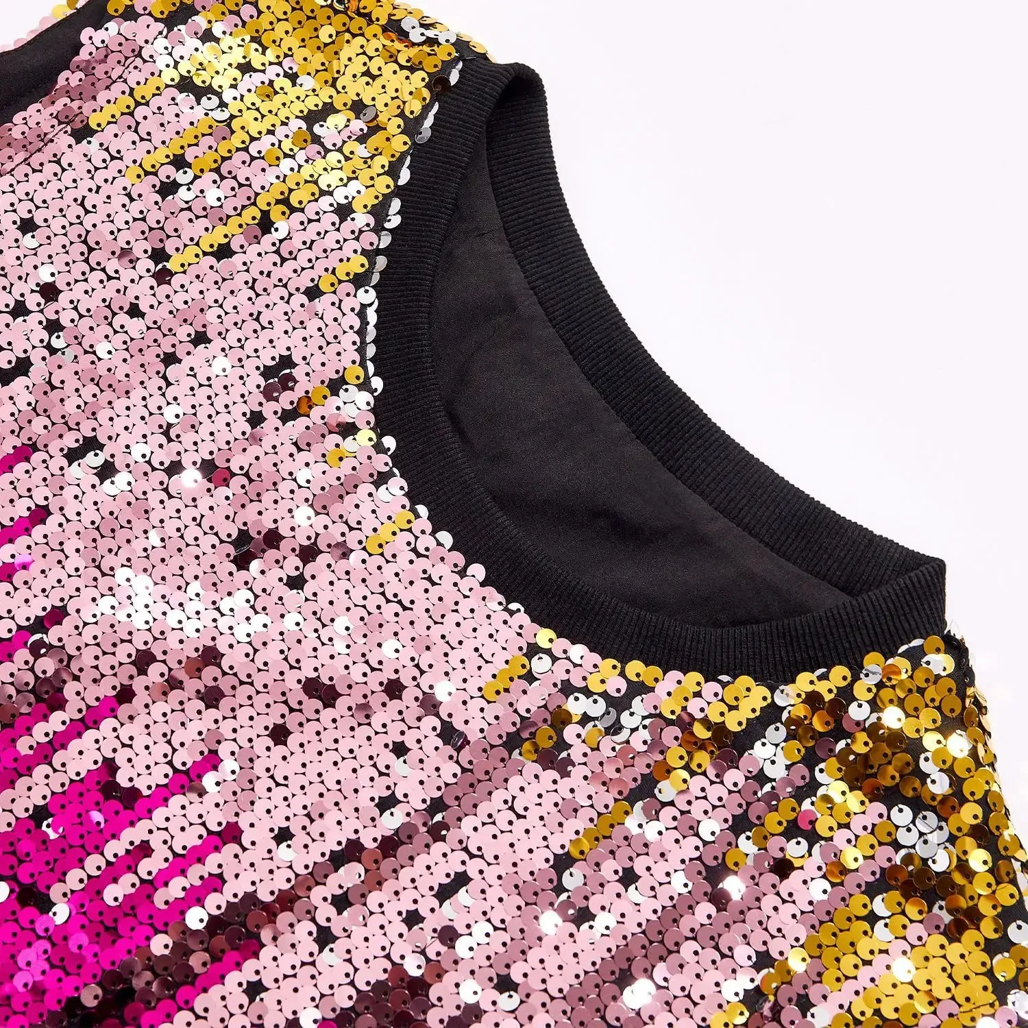 2025 Fashion Pullover Sleeveless Multi-color Sequined T-shirt/vest for Women Urban Street Style Multicolored Women's Tank Top