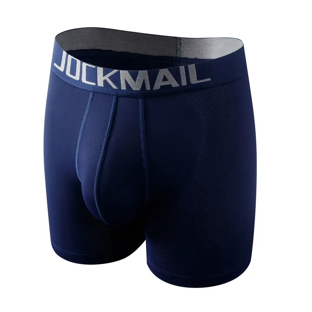 Intimo da uomo sexy Boxer da uomo 3D Custodia a forma di amaca Progettato Pannelli in rete traspirante Boxer da uomo Tronco Mutande maschili