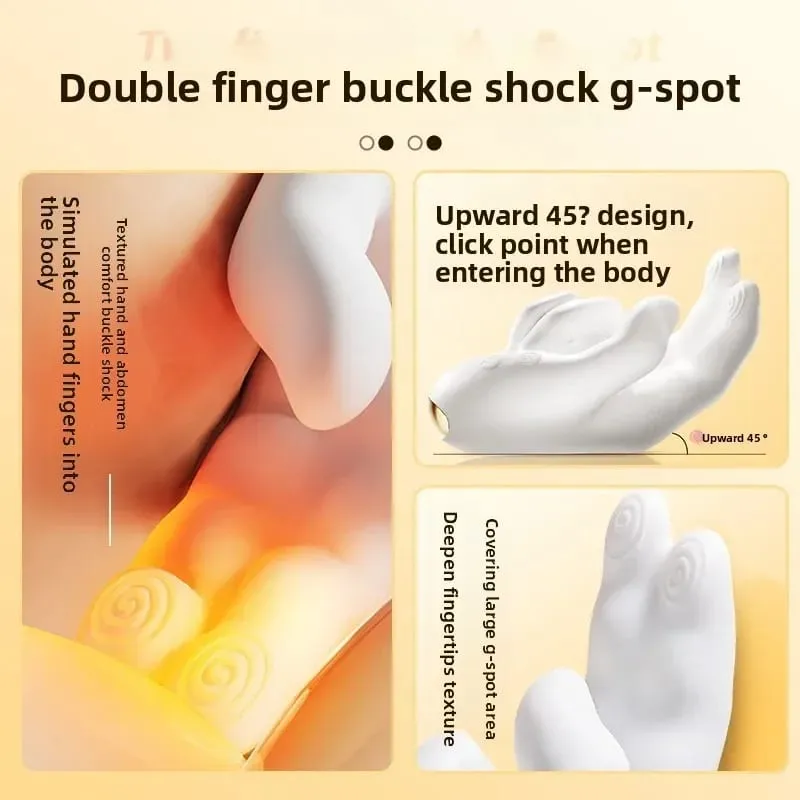 Hand Massager Wholesale Realistic Finger Flapping Clitoral Stimulator Flexible Hands Vibrator Vagina Massager Sex Toy for Women