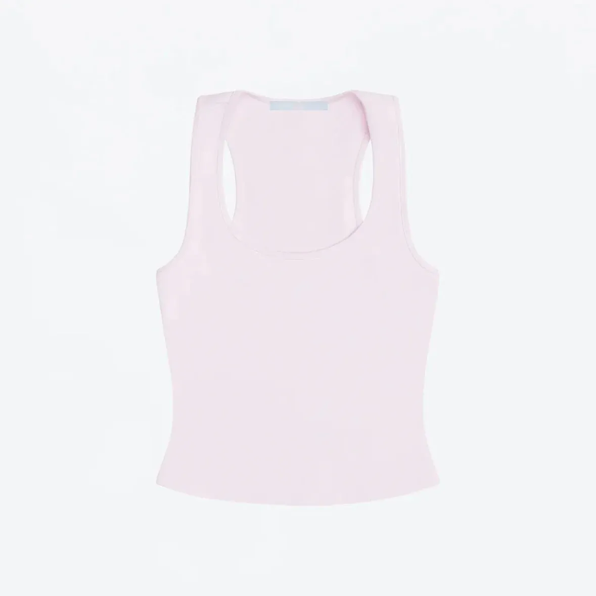 Tank Top with Wide Shoulder Straps for All Seasons Racerback Sports Vest Everyday Sports Innerwear High-Elastic Solid Color Slim-Fit Top Multi-Color Basic Casual Tank Top