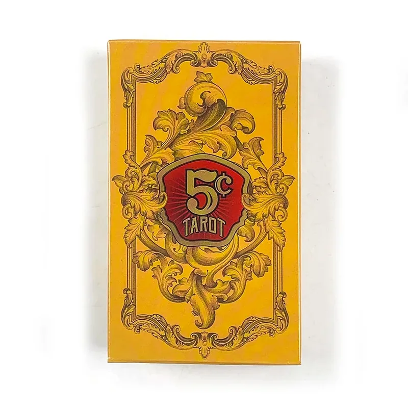 5-Cent-Tarotkarten 78-teiliges Vintage-Retro-Tarot-Deck-Wahrsagungs-Borad-Spielkartenspiel für Tarot-Leseanfänger