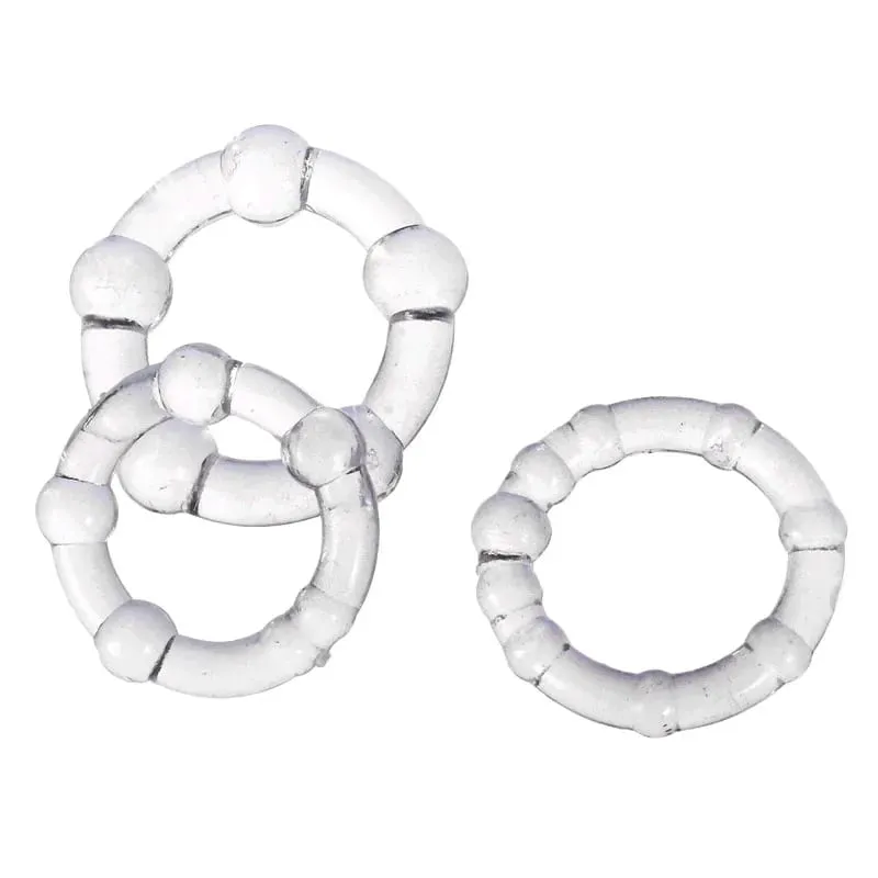 Mannelijke Penis Sleeve Dual Cock Ringen Vertraging Ejaculatie Nozzle Penis Ringen Uitbreiding Herbruikbare Cockring Speeltjes voor Mannen Volwassenen