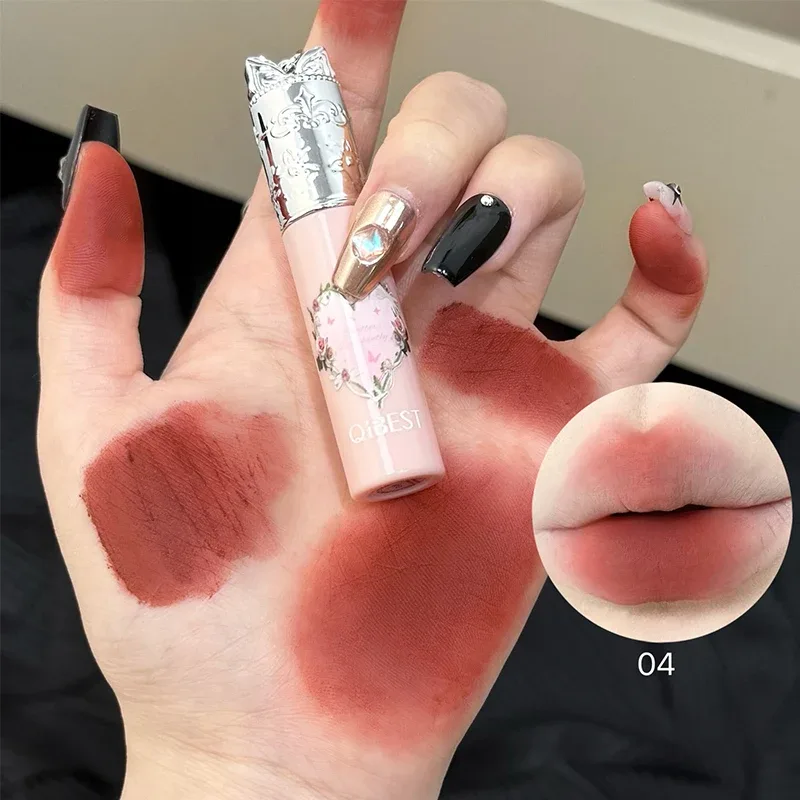 Matte Liquid Lipstick Moisturizing Lipgloss Long Lasting Lip Mud Soft Mist Silky Lip Stain Tint Natural Waterproof Makeup