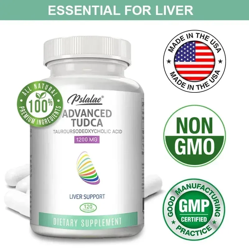 Natural TUDCA Liver Support 1200mg - Support Liver Cleansing Detoxification and Repair